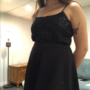 Tops - Floral Black Lace Tank Tops - Floral Black Lace Tank